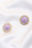 Double Circle Round Metal Earring