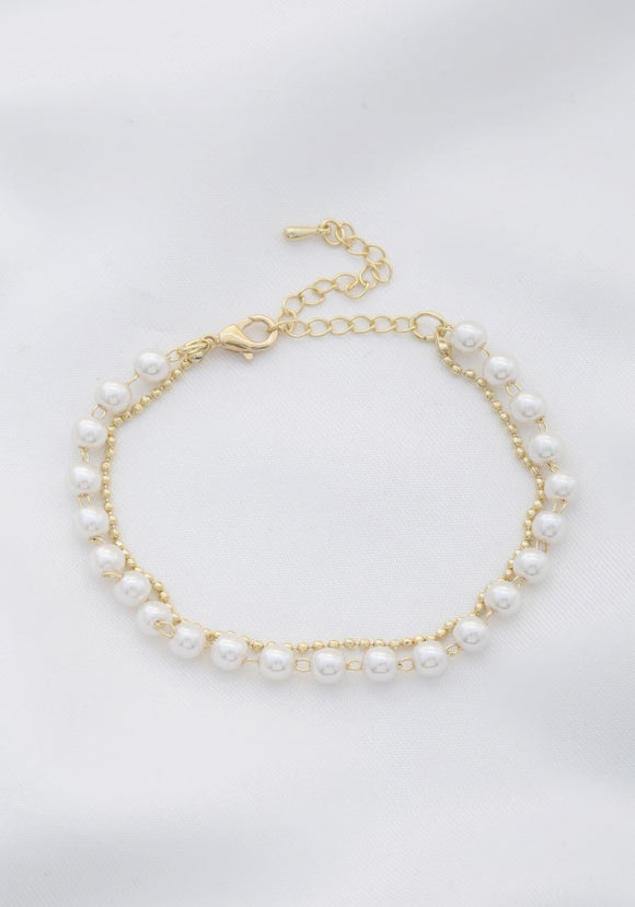 Sodajo pearl bead bracelet