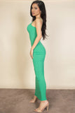 Ribbed Mermaid Hem Camisole Maxi Dress