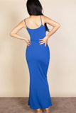 Ribbed Mermaid Hem Camisole Maxi Dress