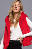 Hoodie Faux Fur Vest