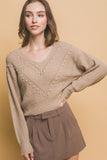 Pearl details sweater