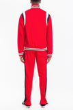 Mens Two Stripe Track Pants Track Jacket Set