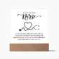 Amazing Nurse Affirmation Acrylic Plaque, Custom Message