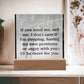 Call Me Affirmation Message Acrylic Plaque, For Soulmate, For Girlfriend, For Wife, Birthday, Valentine's Day, Anniversary, Custom Message