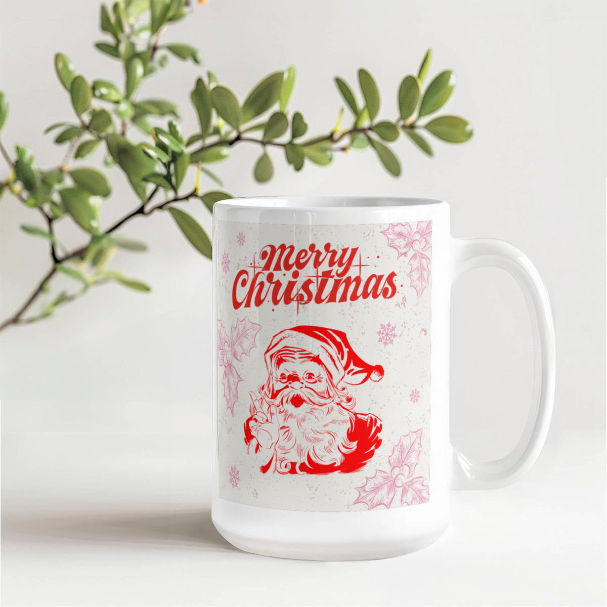 Santa Mug - 15 oz Mug