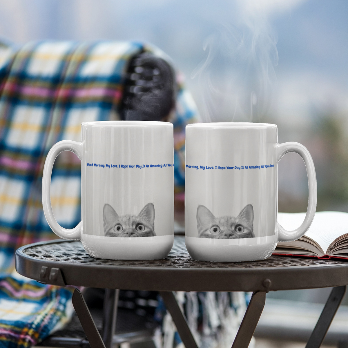 Good Morning, My Love! - Cat Lover - 15 Oz. Mug