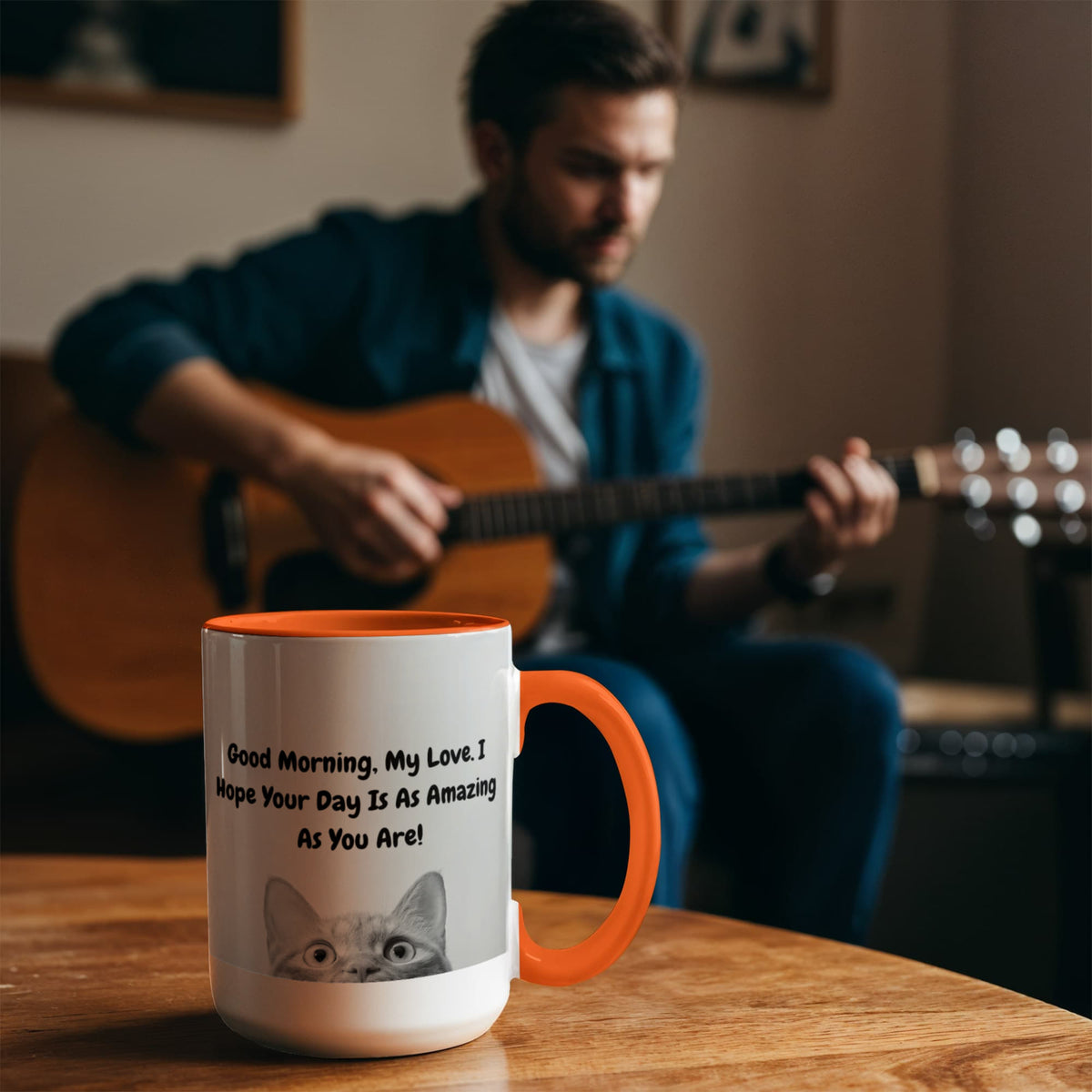 Good Morning, My Love - Cat Lover. - 15 Oz. Mug