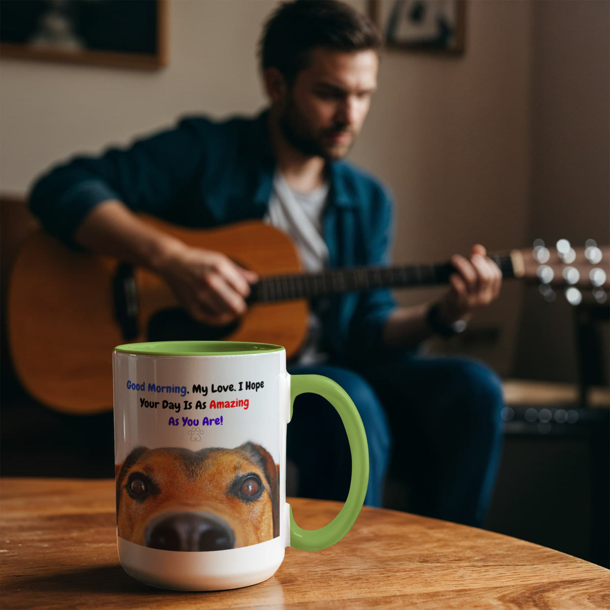 Good Morning, My Love - Dog Lover - 15 Oz. Mug