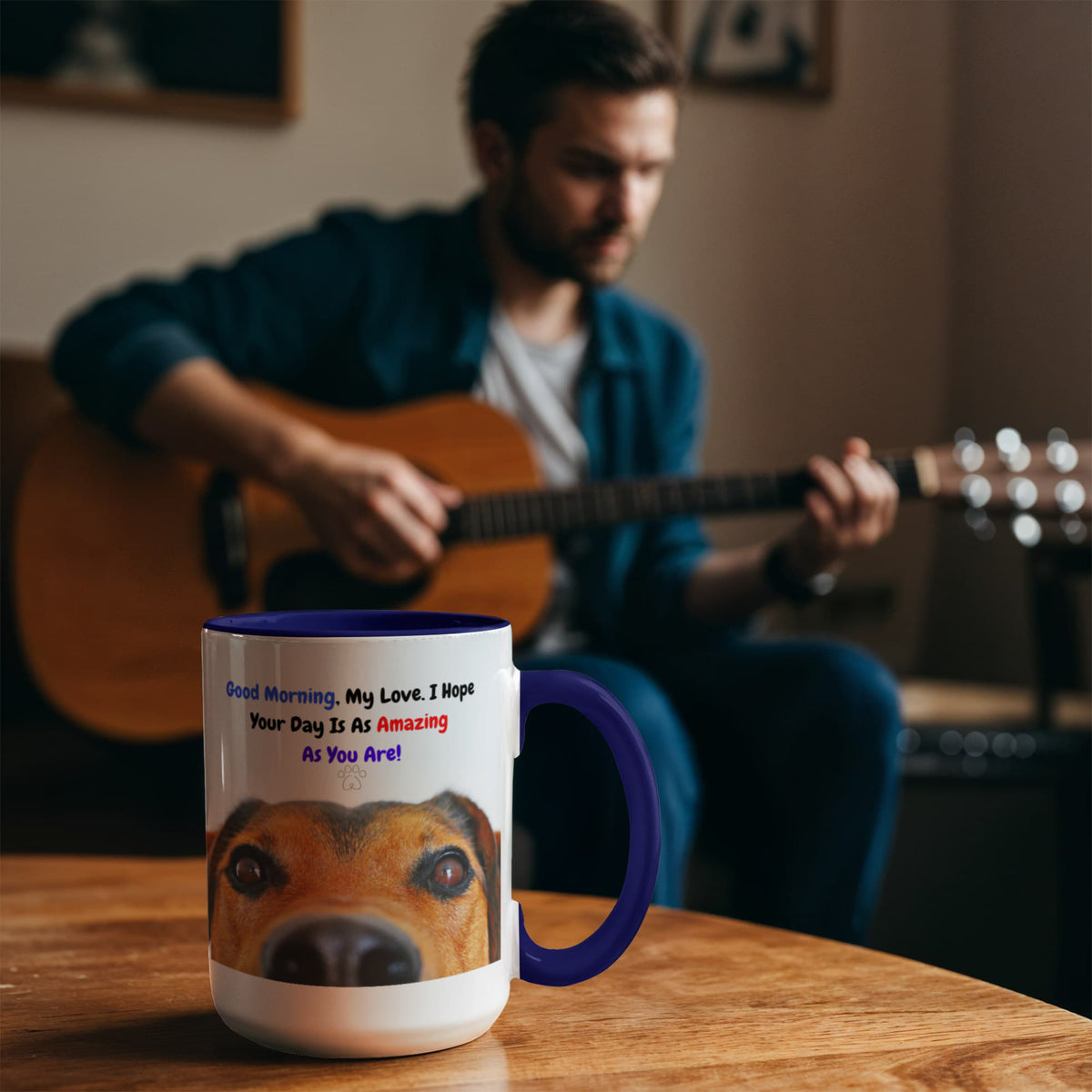 Good Morning, My Love - Dog Lover - 15 Oz. Mug