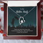 Forever Love Necklace, Custom Message Card