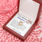 Forever Love Necklace, For Her, Friend, for Christmas, Anniversary, Birthday, Valentine's Day, Mother's Day, with Custom Message Card