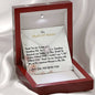 Love Knot Necklace, For Her, Maid Of Honor, Bridal Jewelry, Wedding. Thank You Gift, with Custom Message Card