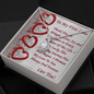 Eternal Hope Necklace, For Her, Valentine's Day, Mother, Wife, Girlfriend, Custom Message Card