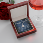 Eternal Hope Necklace,  From Dad, Daughter Necklace, for Christmas, Birthday, Custom Message Card