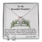 Love Knot Earring & Necklace Set, For Her, Custom Message Card