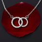 Perfect Pair Necklace, For Girlfriend, Wife, Christmas, Birthday, Valentine's Day, Anniversary, Custom Message Card