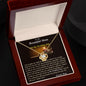 Love Knot Necklace, with Message Card