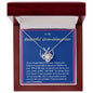Love Knot Necklace, with Custom Message Card