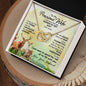 Interlocking Hearts Necklace,  For Her, Wife, Future Wife, Girlfriend, w/ Message Card