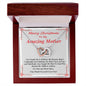 Interlocking Hearts Necklace, For Her, Message Card