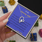 Forever Love Necklace, For Her, Custom Message Card
