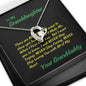 Forever Love Necklace, Gift To My Granddaughter, Gift For Christmas, Granddaughter Birthday, Gift From Grandpa/Grandma To Granddaughter, Graduation Gift - Gifts 4 Your Season
