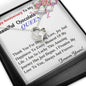 Forever Love Necklace,  For Girlfriend | For Wife, For Christmas, Birthday, Valentine's Day, Anniversary, Custom Message Card