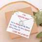Forever Love Necklace | To  My Mom Gift | Mom Christmas Jewelry | Love Her Keepsake | Mom Necklace | Mom Message Card | Meaningful Cards | Best Mom Ever - Gifts 4 Your Season