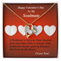 Forever Love Necklace, Custom Message Card