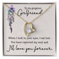 Forever Love Necklace, for Girlfriend, Wife, Soulmate, Custom Message Card
