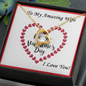 Forever Love Necklace, For Her, Valentine's Day, Mother, Wife, Girlfriend, with Custom Message Card