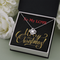 Love Knot Necklace, with Custom Message Card