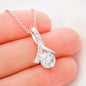 ALLURING BEAUTY Necklace, Custom Message Card