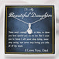 ALLURING BEAUTY Necklace, Custom Message Card