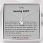 ALLURING BEAUTY Necklace,For Her, for Christmas, Anniversary, Birthday, Valentine's Day, Mother's Day, Custom Message Card
