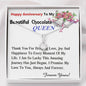 ALLURING BEAUTY Necklace, For Girlfriend | For Wife, For Christmas, Birthday, Valentine's Day, Anniversary, Custom Message Card