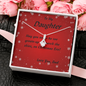 ALLURING BEAUTY Necklace, For Her, for Christmas, Anniversary, Birthday, Valentine's Day, Mother's Day, with Custom Message Card