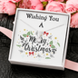 ALLURING BEAUTY Necklace, For Her, Custom Message Card