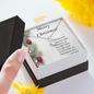 ALLURING BEAUTY Necklace, For Her, Custom Message Card