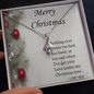 ALLURING BEAUTY Necklace, For Her, Custom Message Card