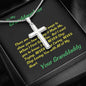Stainless Steel Cross Necklace, Gift To My Granddaughter, Gift For Christmas, Granddaughter Birthday, Gift From Grandpa/Grandma To Granddaughter, Graduation Gift - Gifts 4 Your Season