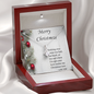 ALLURING BEAUTY Necklace, For Her, Custom Message Card