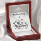 ALLURING BEAUTY Necklace, For Her, Custom Message Card
