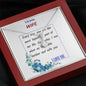 ALLURING BEAUTY Necklace | To Wife Gift | Wife Christmas Jewelry | Love Her Keepsake | Soulmate Necklace | Wife Message Card | Meaningful Cards | Best Wife Ever - Gifts 4 Your Season