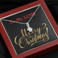 ALLURING BEAUTY Necklace, For Her, Custom Message Card