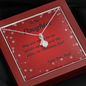 ALLURING BEAUTY Necklace, For Her, for Christmas, Anniversary, Birthday, Valentine's Day, Mother's Day, with Custom Message Card