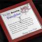 ALLURING Necklace, For Her, Custom Message Card