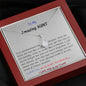 ALLURING BEAUTY Necklace,For Her, for Christmas, Anniversary, Birthday, Valentine's Day, Mother's Day, Custom Message Card