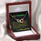 Two Interlocked Hearts, For Daughter, Gift For Our Daughter, Shineon Jewelry, Christmas Gift, Birthday Gift, Message Card Jewelry - Gifts 4 Your Season